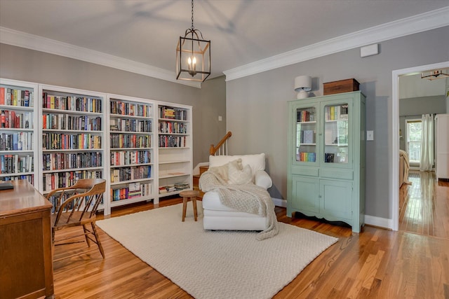207 Oleander Trl, Evans, GA 30809 - living area featuring ornamental molding and light wood-style floors