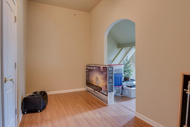 207 Oleander Trl, Evans, GA 30809 - bedroom featuring wood finished floors and arched walkways