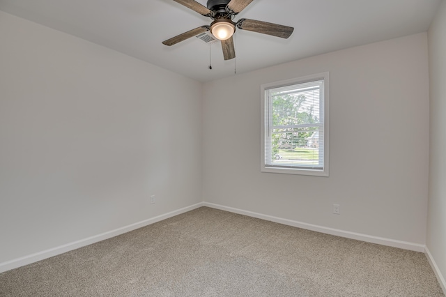 4075 Flintrock Way, Martinez, GA 30907 - carpeted empty room with baseboards and a ceiling fan