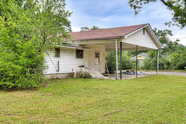 1917 Lazenby Dr, Augusta, GA 30906 - back of house with a lawn and a shingled roof