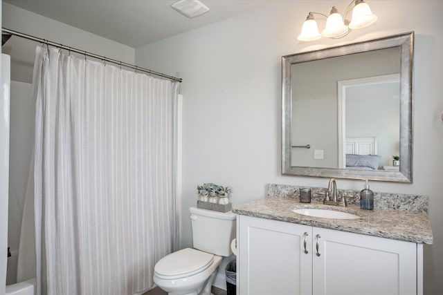 729 Houston Lake Dr, Evans, GA 30809 - bathroom featuring vanity and shower / tub combo