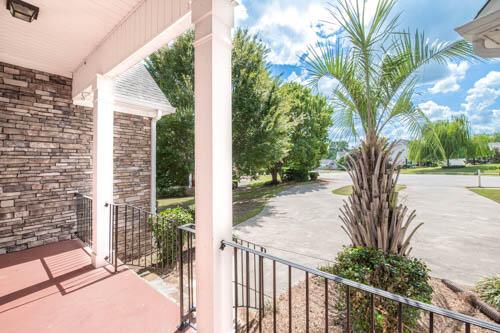 view of patio with a porch