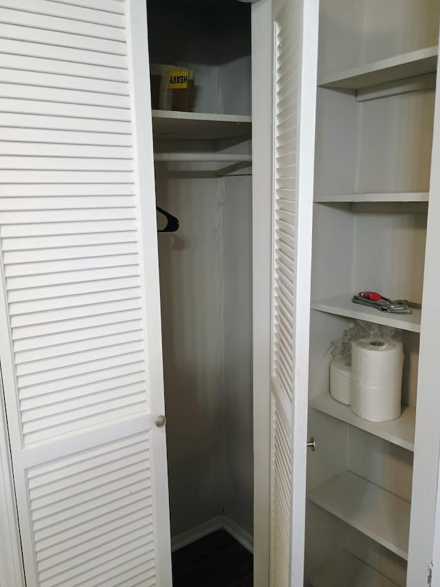 view of closet