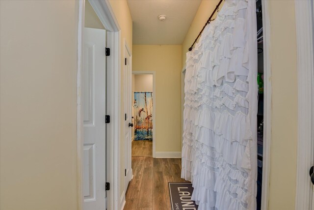132 Running Creek Dr, North Augusta, SC 29860 - hallway with wood finished floors and baseboards