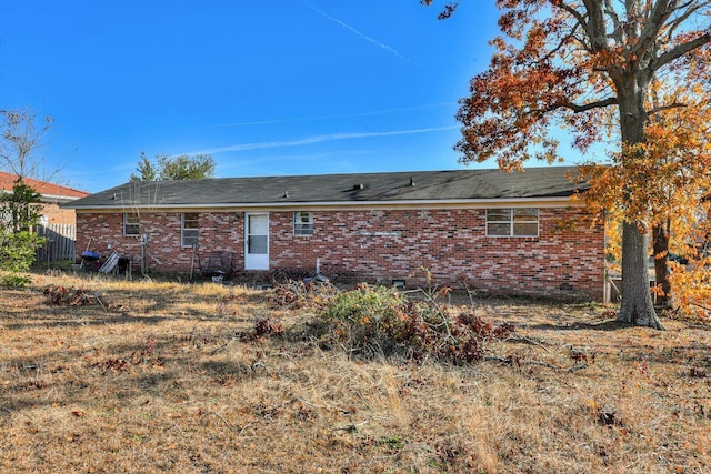 view of back of property