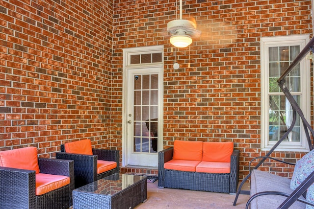 3463 Rhodes Hill Dr, Augusta, GA 30907 - view of patio with outdoor lounge area