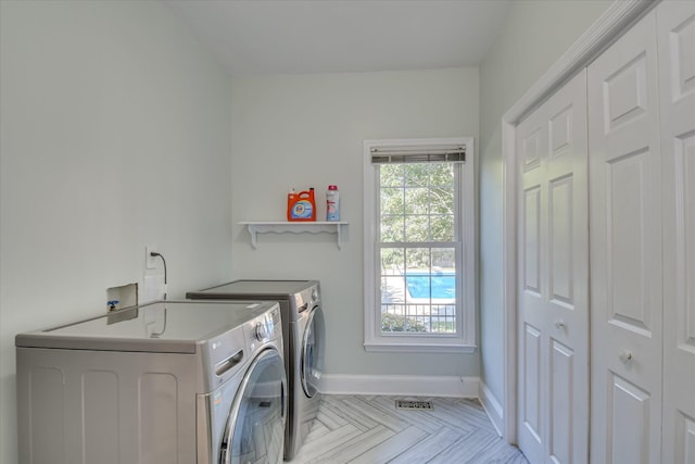 3463 Rhodes Hill Dr, Augusta, GA 30907 - laundry area featuring washer and dryer and baseboards
