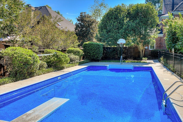 3463 Rhodes Hill Dr, Augusta, GA 30907 - view of swimming pool with a diving board