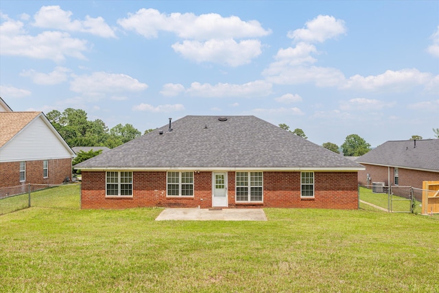 4308 Felmellow Dr, Grovetown, GA 30813 - rear view of house with a shingled roof, a patio area, and brick siding