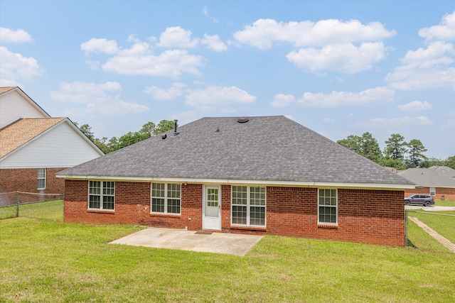 4308 Felmellow Dr, Grovetown, GA 30813 - back of property featuring roof with shingles, a patio area, and brick siding