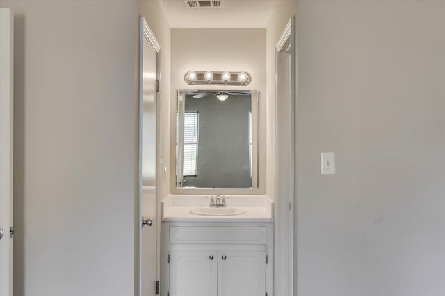 2913 Kings View Dr, Augusta, GA 30909 - bathroom with vanity and ceiling fan