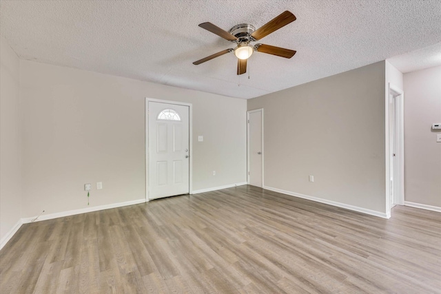 2913 Kings View Dr, Augusta, GA 30909 - spare room with wood finished floors, ceiling fan, and a textured ceiling