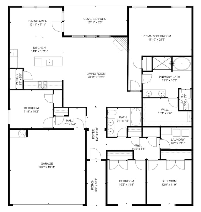 3076 White Gate Loop, Aiken, SC 29801 - view of room layout