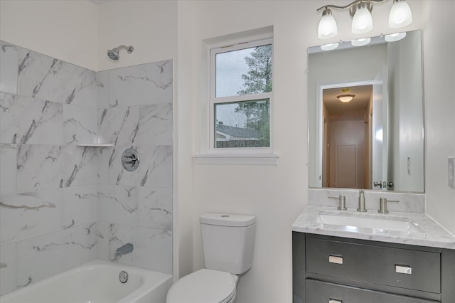 355 E Park Way Ct, Martinez, GA 30907 - full bathroom with vanity, shower / bathtub combination, and toilet
