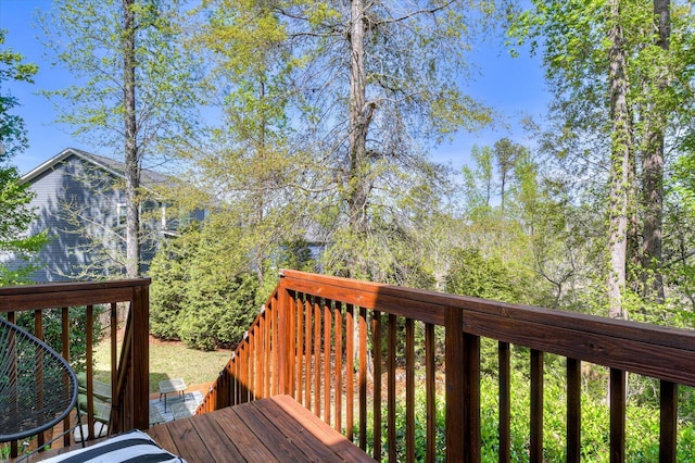 4002 Backwater Ct, Evans, GA 30809 - view of wooden terrace
