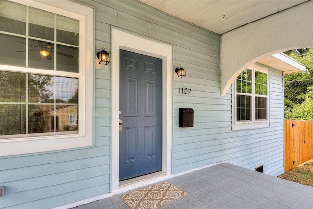 1107 Adrian St, Augusta, GA 30904 - doorway to property with a porch