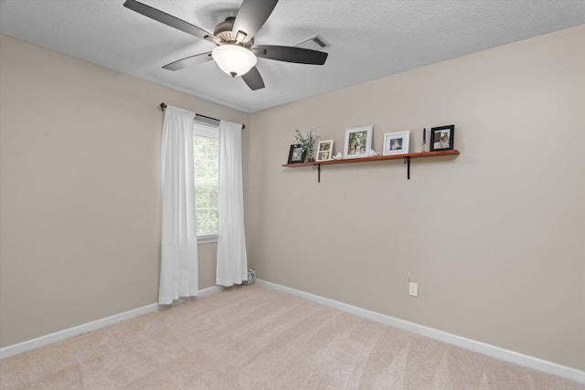 429 Cambridge Cir, Martinez, GA 30907 - empty room with ceiling fan, carpet flooring, and a textured ceiling