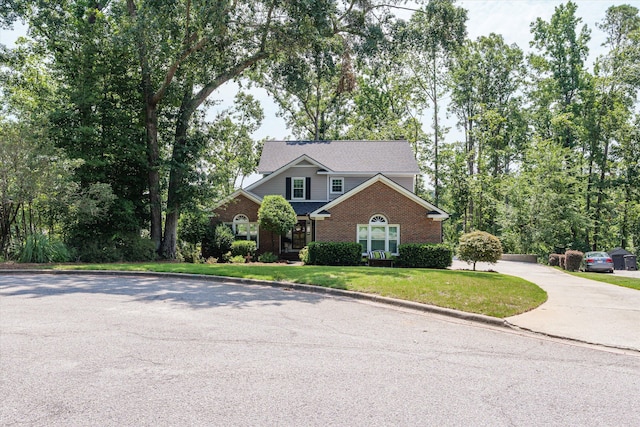 429 Cambridge Cir, Martinez, GA 30907 - view of front facade with brick siding and a front lawn