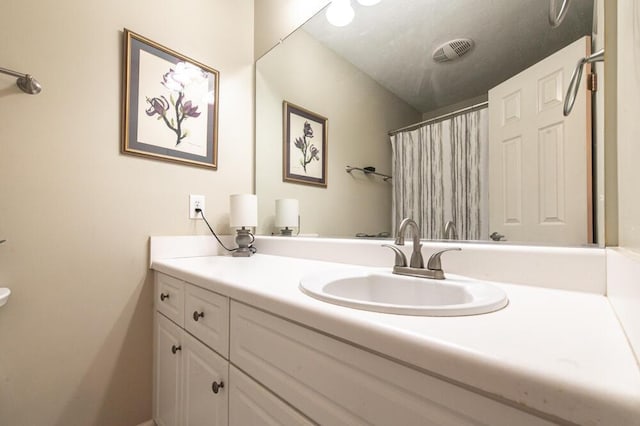 189 Mokateen Ave, North Augusta, SC 29841 - bathroom featuring vanity and curtained shower