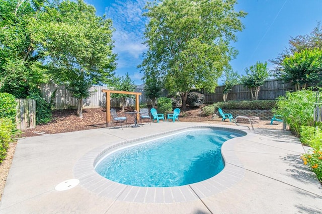 189 Mokateen Ave, North Augusta, SC 29841 - view of pool with a patio and a fenced backyard