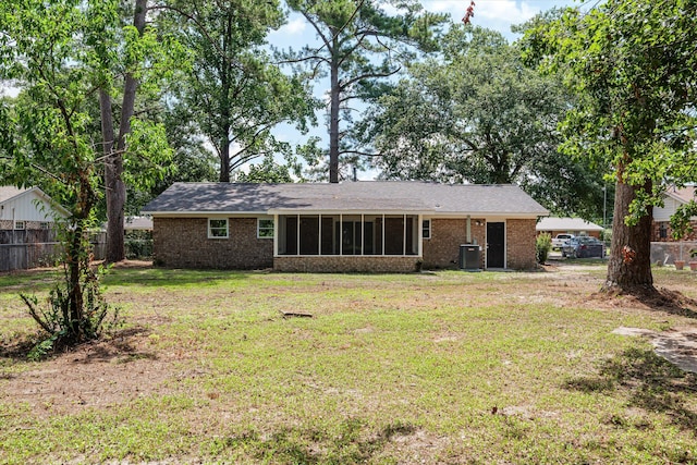 3007 Tallwood Way, Augusta, GA 30906 - back of property with a sunroom and brick siding