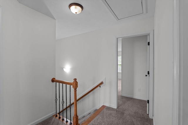 3430 Grove Landing Cir, Grovetown, GA 30813 - staircase featuring carpet floors and baseboards