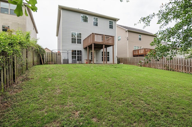 3430 Grove Landing Cir, Grovetown, GA 30813 - back of property featuring a wooden deck