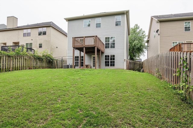 3430 Grove Landing Cir, Grovetown, GA 30813 - back of property featuring a deck and cooling unit