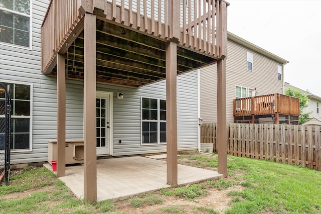 3430 Grove Landing Cir, Grovetown, GA 30813 - view of patio / terrace with a deck