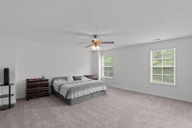 3430 Grove Landing Cir, Grovetown, GA 30813 - bedroom featuring carpet flooring, baseboards, and ceiling fan