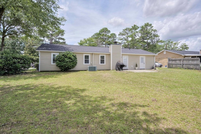 4122 Langley St, Martinez, GA 30907 - rear view of house with a patio area and a chimney