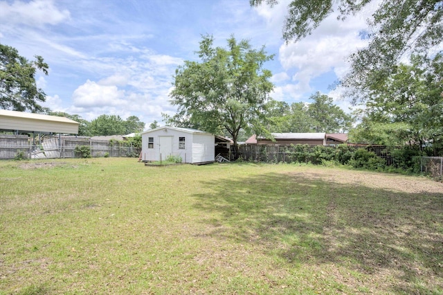 4122 Langley St, Martinez, GA 30907 - fenced backyard with a storage unit