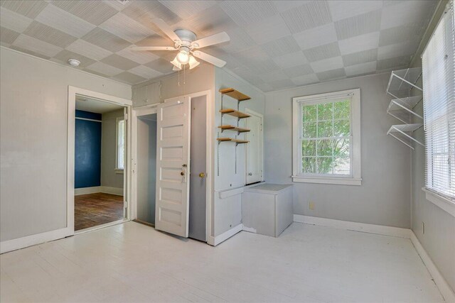 844 Heard Ave, Augusta, GA 30904 - unfurnished bedroom with baseboards and a ceiling fan