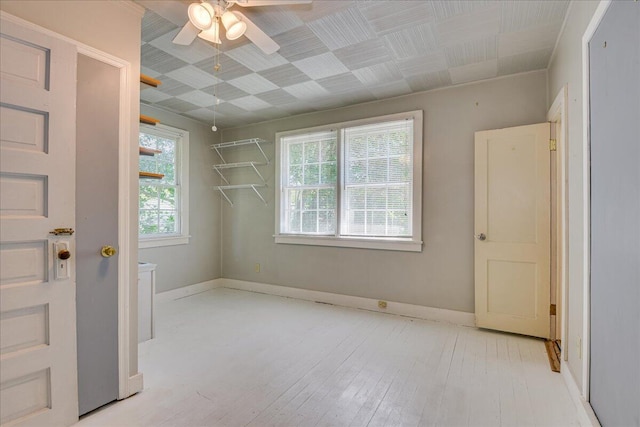 844 Heard Ave, Augusta, GA 30904 - unfurnished room with ceiling fan and light wood-style floors