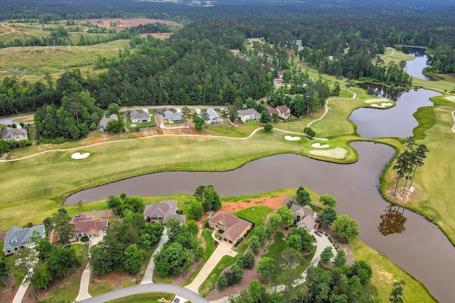 139 Laurens Dr, Mccormick, SC 29835 - aerial view of property's location featuring a large body of water, nearby suburban area, a golf club, and a forest