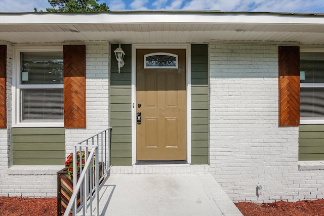 3589 Jonathan Cir, Augusta, GA 30906 - property entrance featuring a porch and brick siding