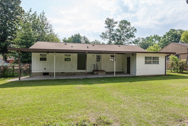 3589 Jonathan Cir, Augusta, GA 30906 - rear view of house featuring a patio and a yard