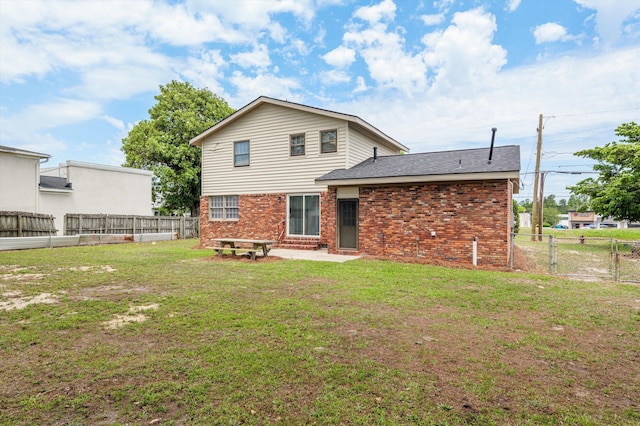 4004 Columbia Rd, Martinez, GA 30907 - back of house featuring brick siding, a gate, and a patio area