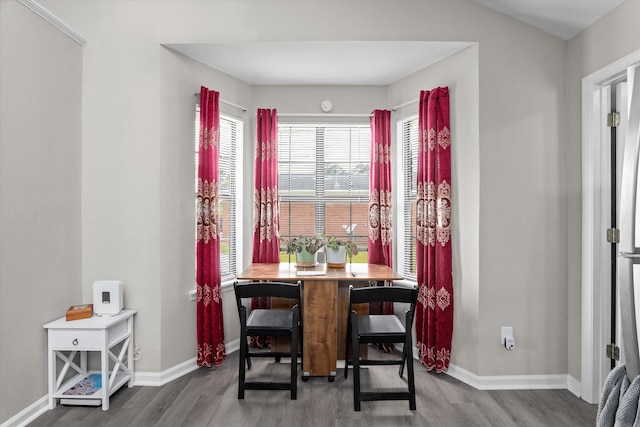 106 Allie Rd, Wrens, GA 30477 - dining room featuring wood finished floors and baseboards
