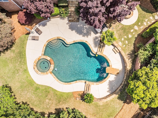 view of pool