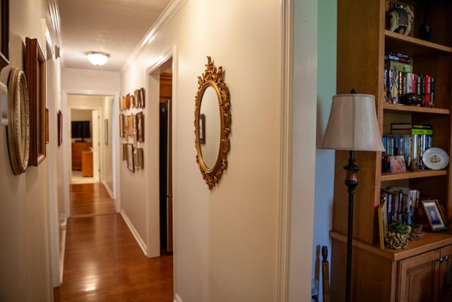 6287 Rousseau Creek Rd, Thomson, GA 30824 - hallway with wood finished floors