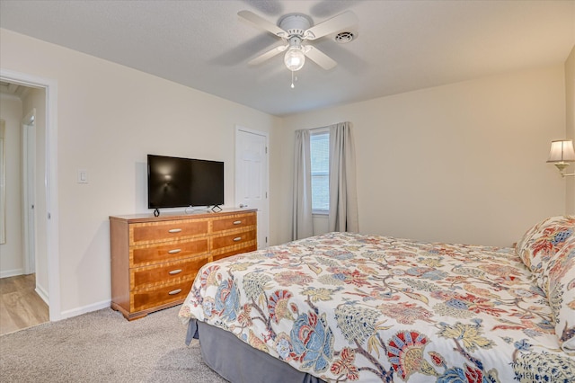 4073 Old Trail Rd, Augusta, GA 30907 - bedroom featuring light colored carpet and a ceiling fan