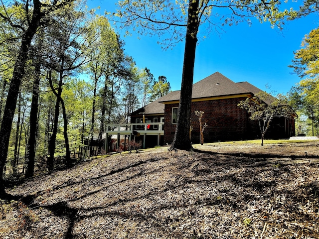 view of back of property