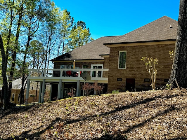 view of rear view of property