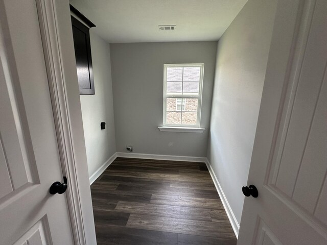 3351 Stockport Dr, Hephzibah, GA 30815 - empty room featuring dark wood-type flooring and baseboards