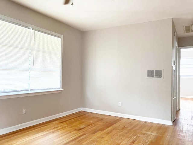 506 Weed St, Augusta, GA 30904 - empty room featuring light wood-type flooring and a ceiling fan