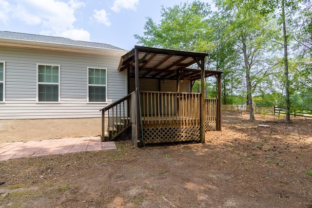 219 Devonshire Dr, Thomson, GA 30824 - view of wooden deck