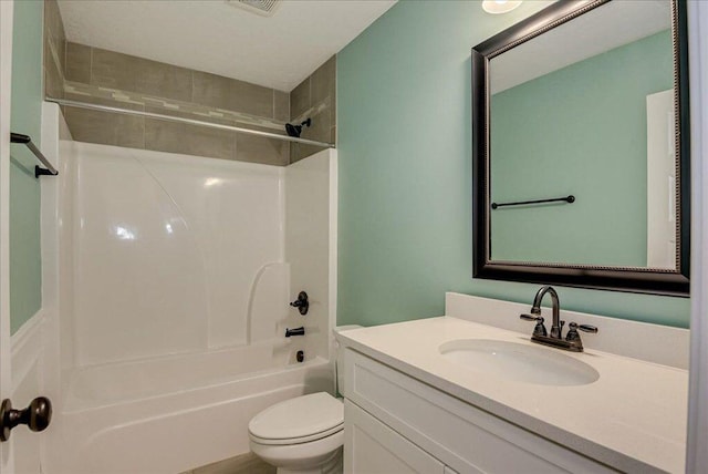 818 Fenwick Ct, Grovetown, GA 30813 - full bath with toilet, shower / bath combination, and vanity