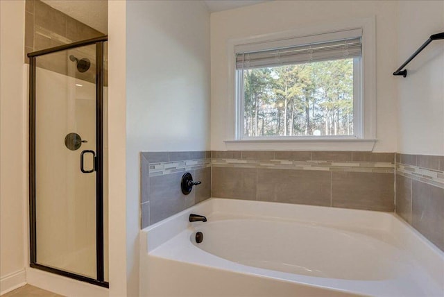 818 Fenwick Ct, Grovetown, GA 30813 - bathroom featuring a shower stall and a bath