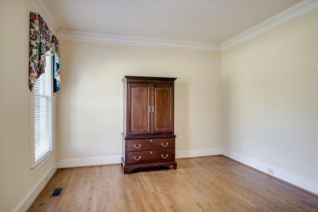 4482 Persimmon St, Evans, GA 30809 - unfurnished room with crown molding, light wood-type flooring, and baseboards